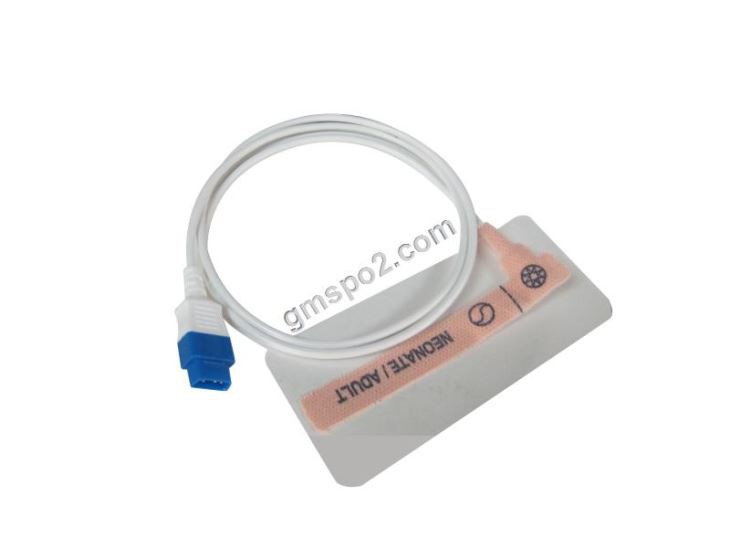 Trusignal dewasa / Neonate Spo2 Sensor, DB9, bukan tenunan