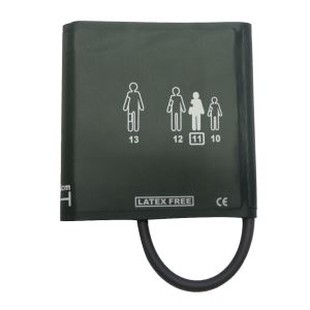 Dewasa # 11 Nibp Cuff, 25.3-34.3cm Arm Circumference, tanpa Gasbag, Single Tube