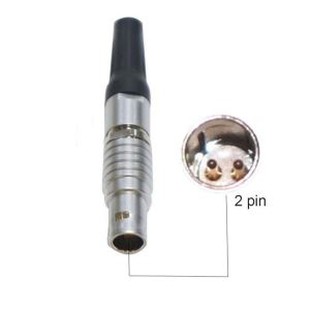0B 2pin Plug Metal Multipole Fixed Male Female solder Kenalan Perumahan Logam PPS Insulator