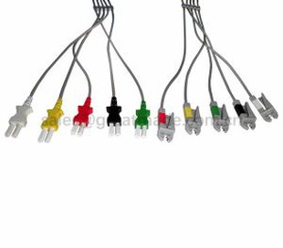 Set Spacelab Tru-Link Leadwire Set, 5-Lead, Grabber, IEC, 24in & 2PIN yang serasi