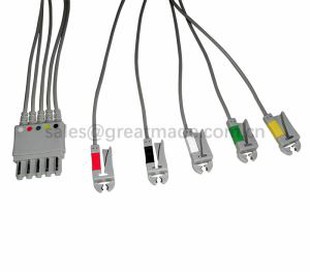 Sesuai dengan M1971A Leadwire 5-lead, IEC, Grabber
