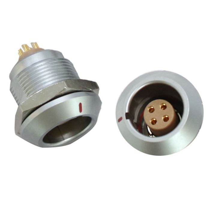 FGG EGG 2K 304 Push-pull Metal Straight Plug/fixed Socket Connector