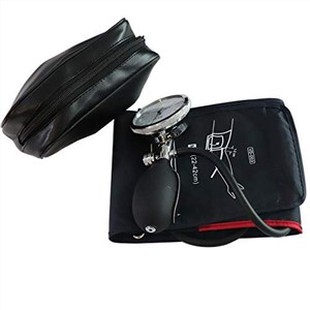 Cuff Tekanan Darah Manual Ekstra Panjang Orang Dewasa, Lengan Tiub Tunggal Lingkaran Lengan 22-42 Cm Dengan Tolok Tekanan Dan Mentol Inflasi