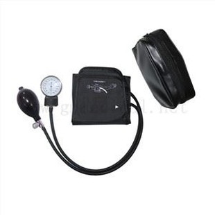 Cuff Tekanan Darah Manual Dewasa, Cuff Dwi Tiub Dengan Tolok Tekanan dan Mentol Inflasi, dengan Beg Porket.