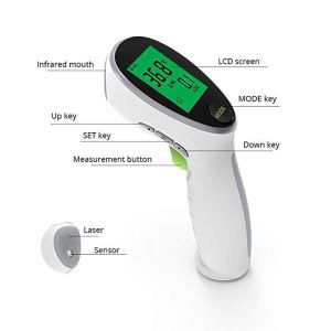 Baby Digital Infrared Thermometer Forehead Medical Non Contact Temperature LCD Thermometer Portable