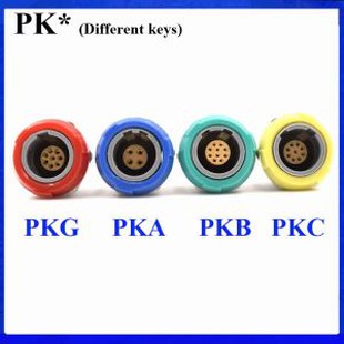 Penyambung Perubatan PKG PKA PKB PKC 2-10Pin 14 Pin 1P Socket 0 40 60 80 Degree Socket Two keying